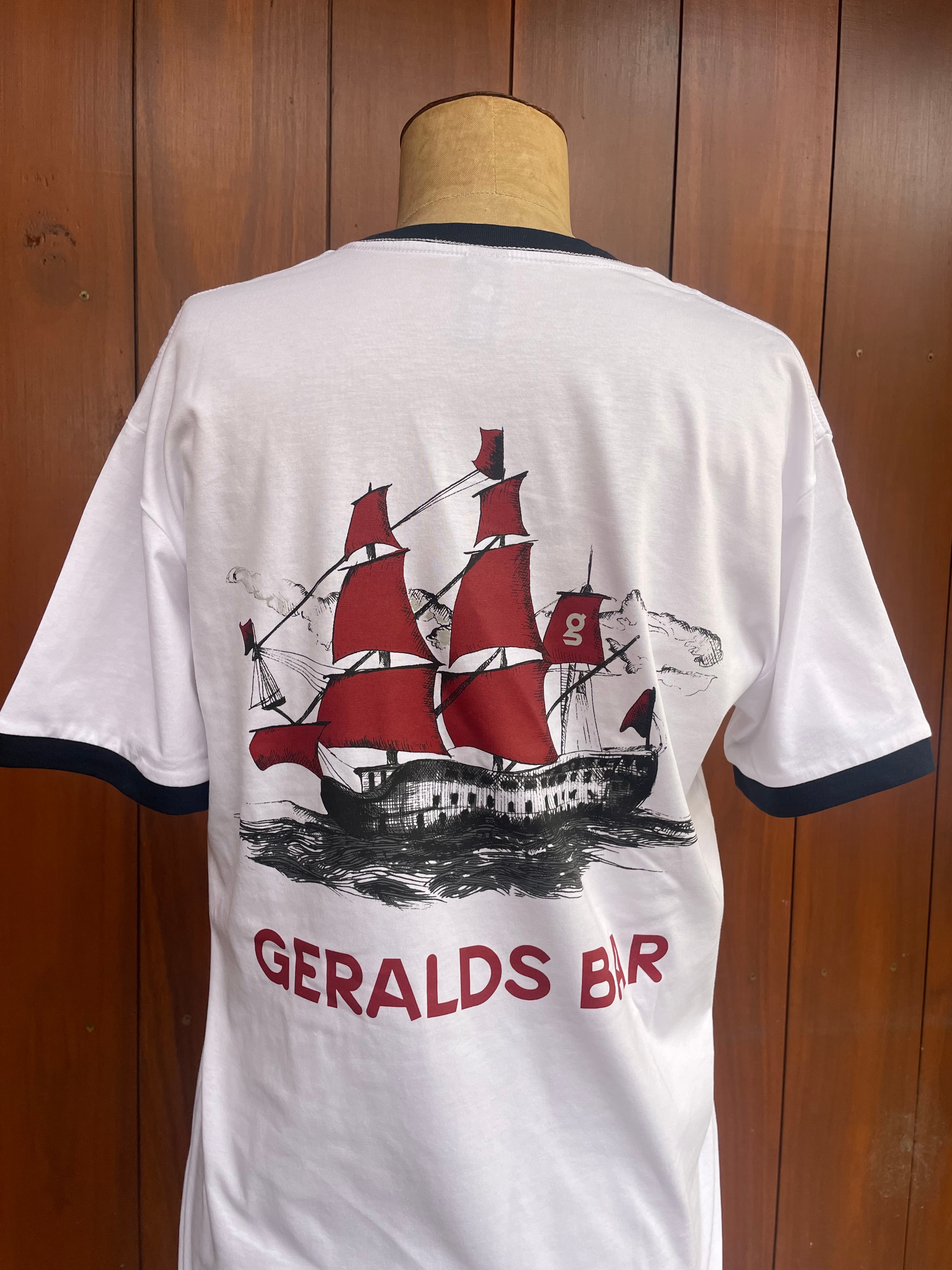 Who Is Gerald t-shirt (back)